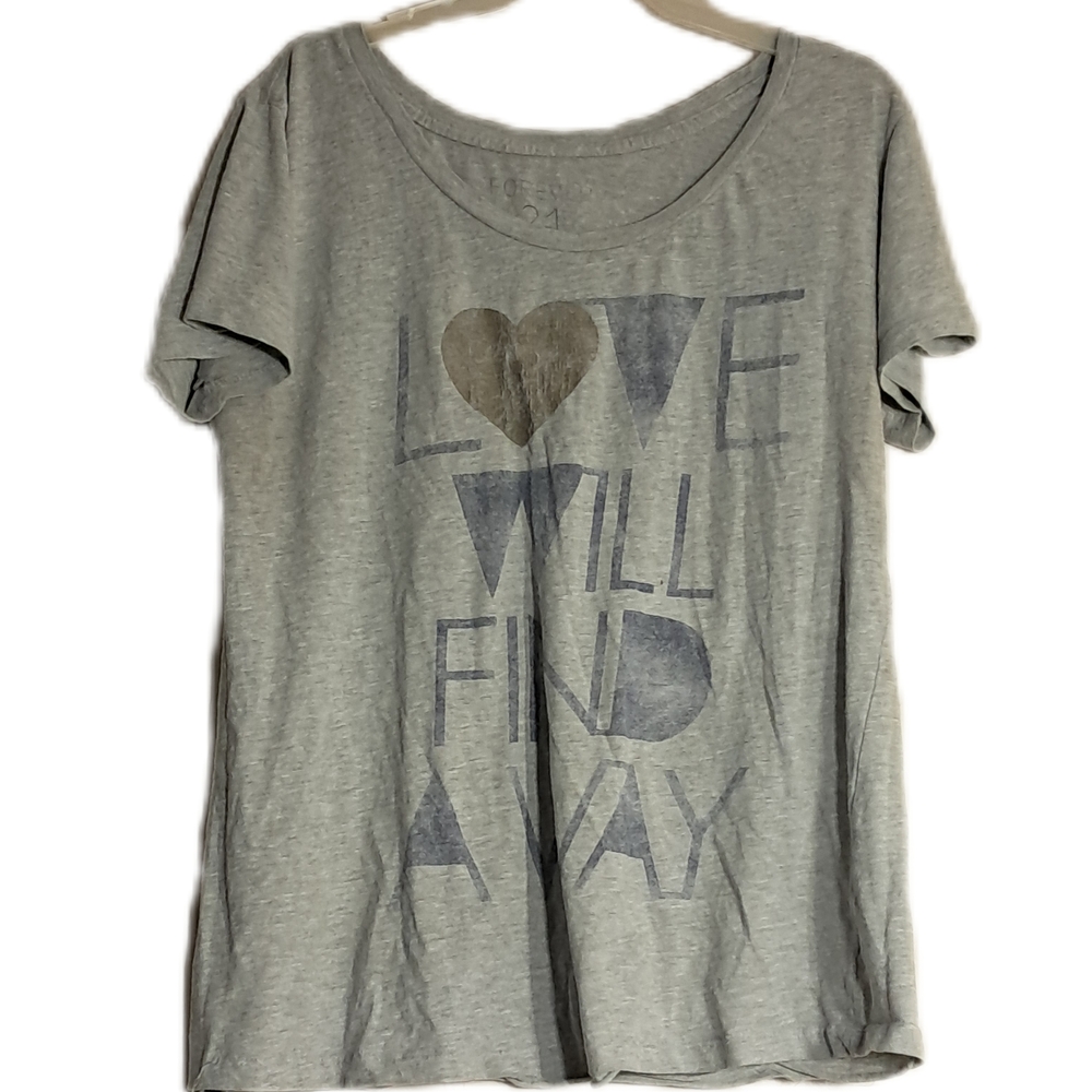 3 For $12 Forever 21 Green Graphic Short Sleeve Tee